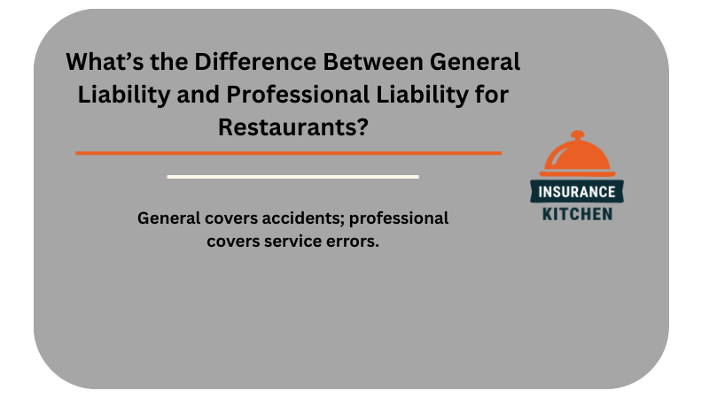 professional liability insurance for restaurants
